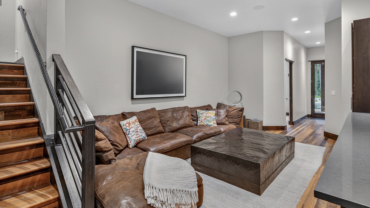 Downstairs family area