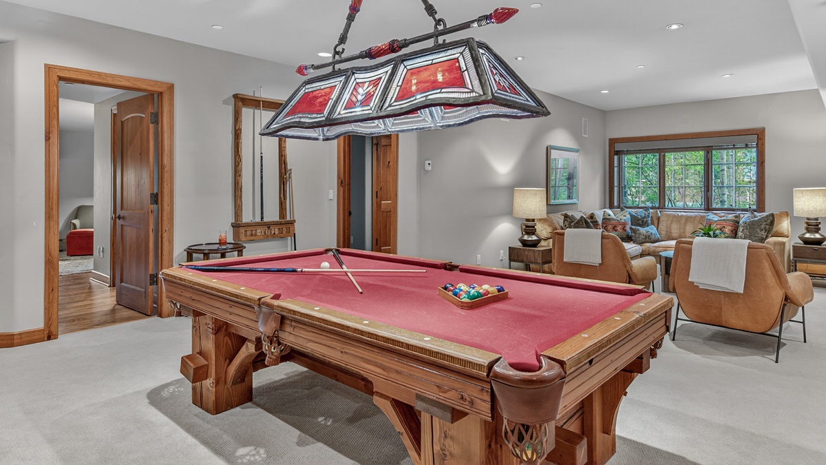 Family Room, Lower Level - Pool table