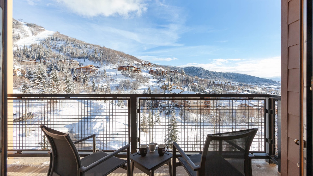 Balcony, Main Level - With panoramic views
