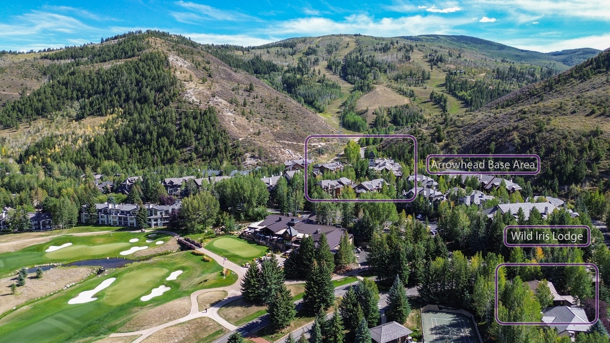 Exterior - Aerial view of mountain valley and golf course