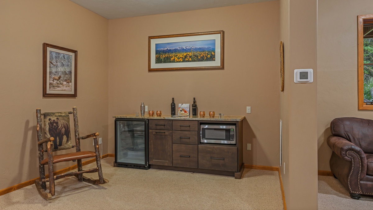 Lower level bar area