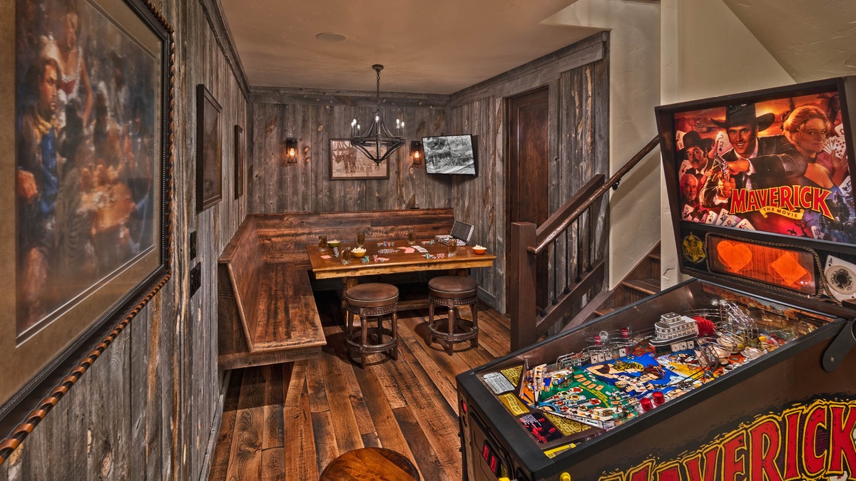 Recreation Room, Lower Level - Game table and seating area