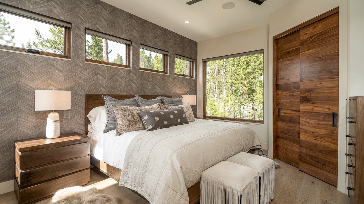 Bedroom 1, Upper Main Level - King suite 1 with ensuite on upper main level