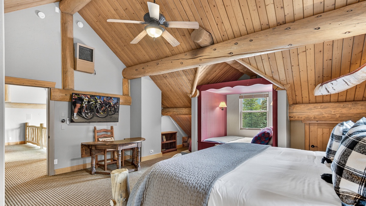 Bedroom 3, Upper Level - King suite with additional twin bed