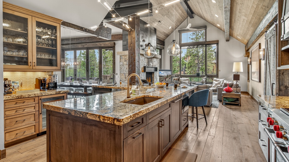 Kitchen Into Great Room, Upper Level