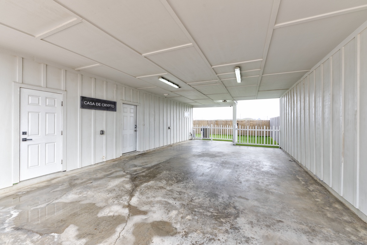 Your private garage offers secure parking and convenient storage space, with easy access to your vacation home.