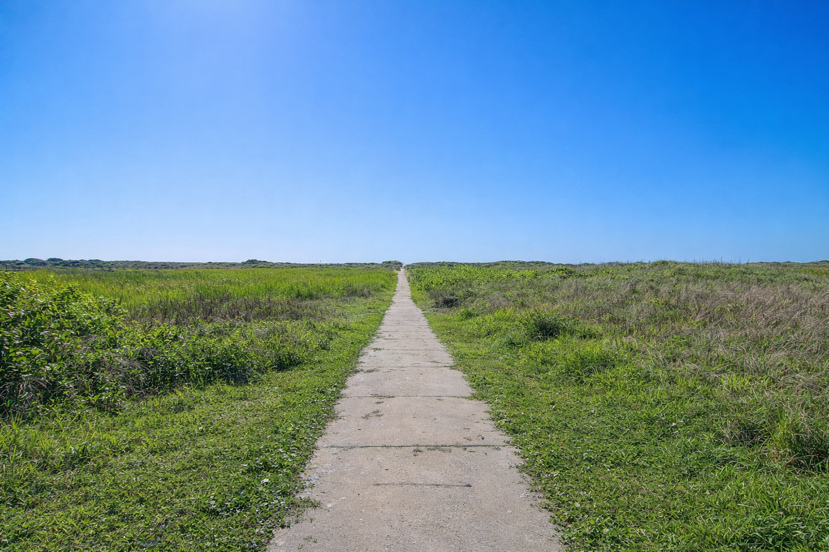 Walkway to the beach