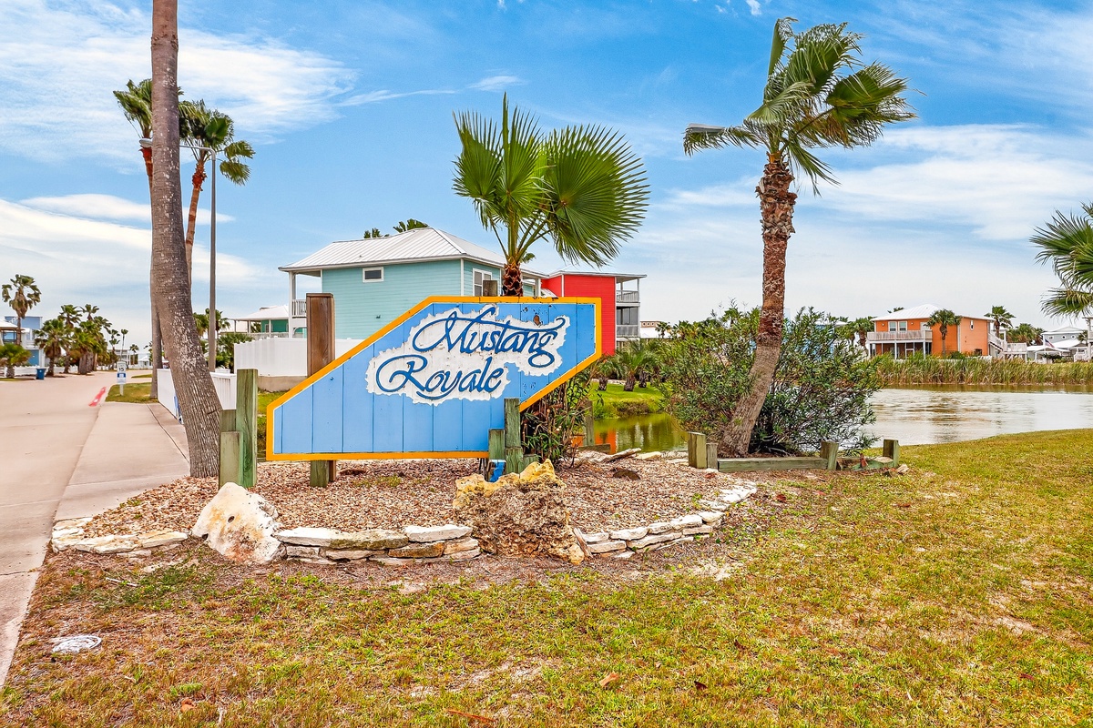 Welcome to Mustang Royale, a tropical coastal community surrounded by swaying palm trees and waterfront charm.