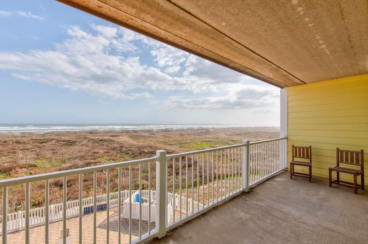 Sip your morning coffee while watching waves roll across pristine coastline from your private oceanfront balcony.