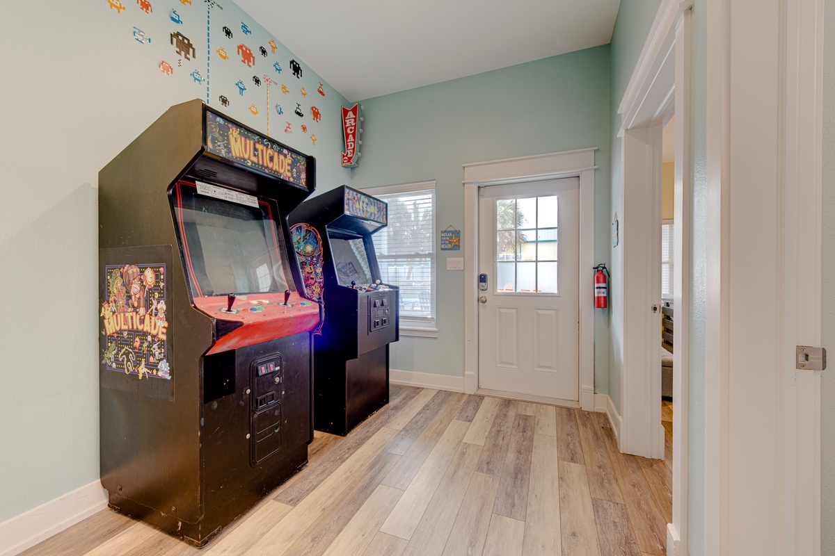 Step into your own private arcade with classic games ready for hours of nostalgic fun and friendly competition.
