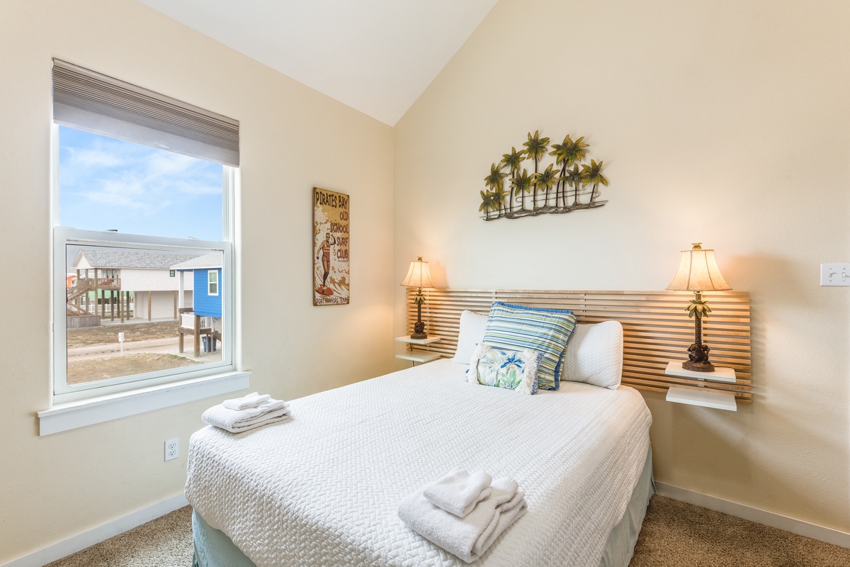 Drift into coastal dreams in your beach-themed bedroom, where tropical décor and soft linens create your perfect seaside retreat.