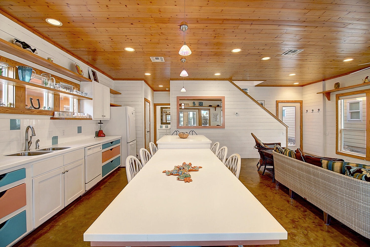 Your spacious kitchen island becomes the heart of memorable meals with friends and family.