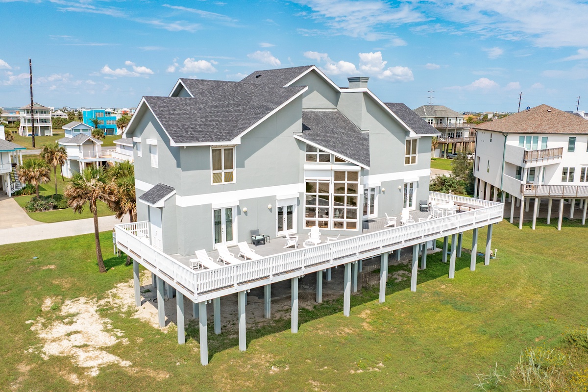 Beachfront home located in the Indian Beach neighborhood