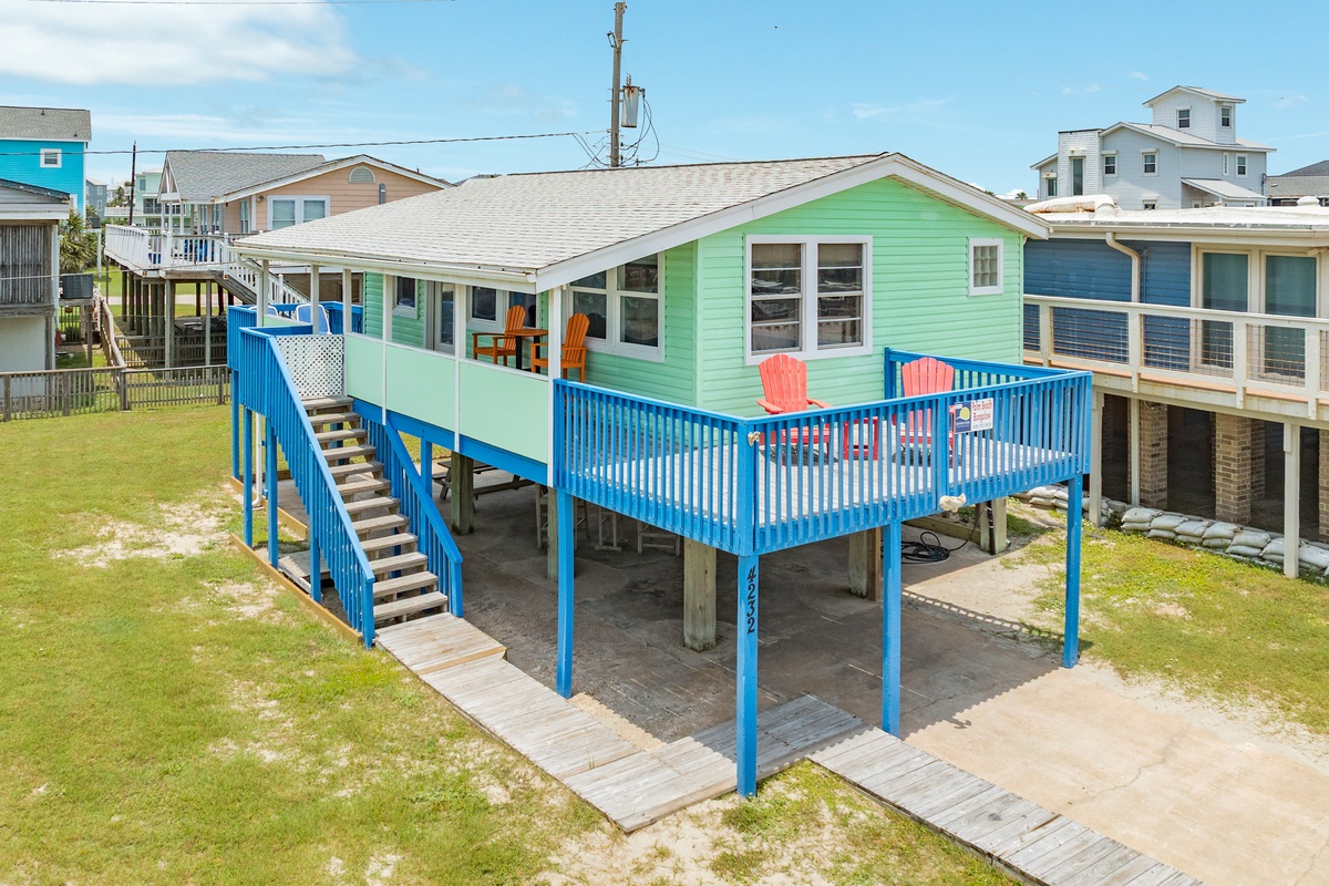 Great Gulf views from the deck