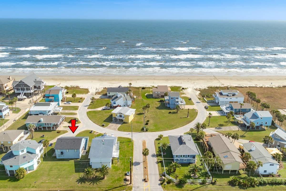 Beachside home located in the Jamaica Beach neighborhood