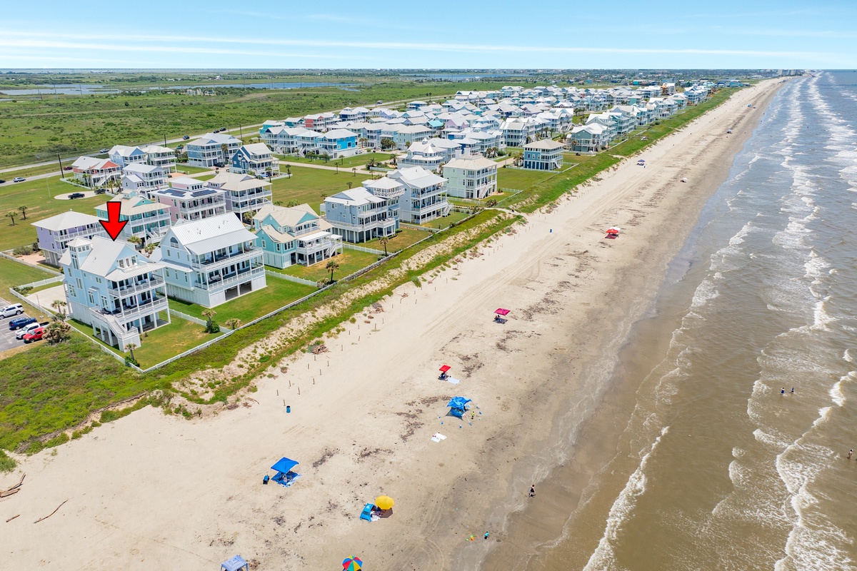 Beachfront home located in Beachside Village