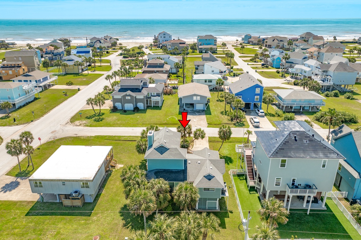 Beachside home located in Pirates Beach