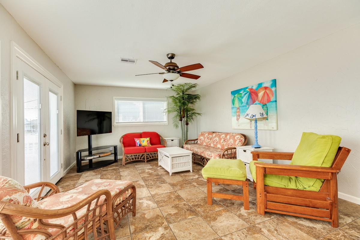 Living area with comfortable seating