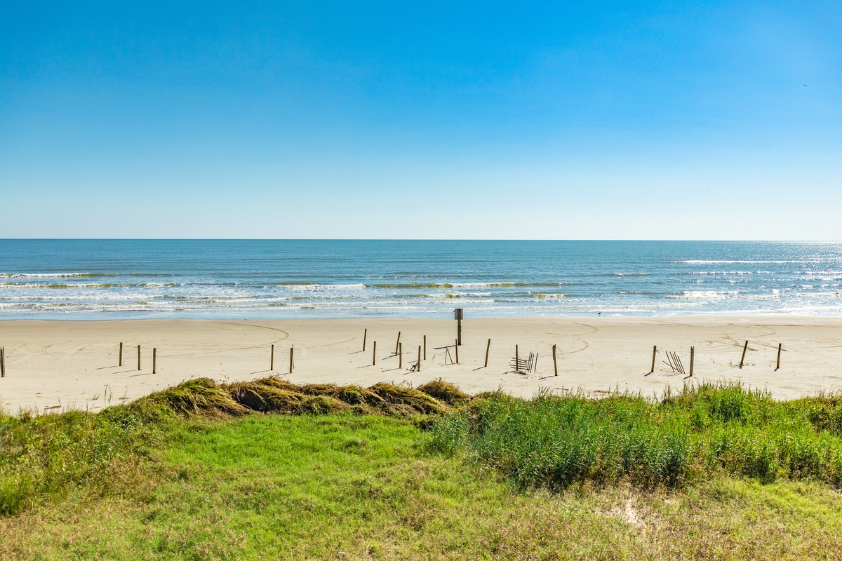Panoramic Gulf views from your beachfront vacation rental