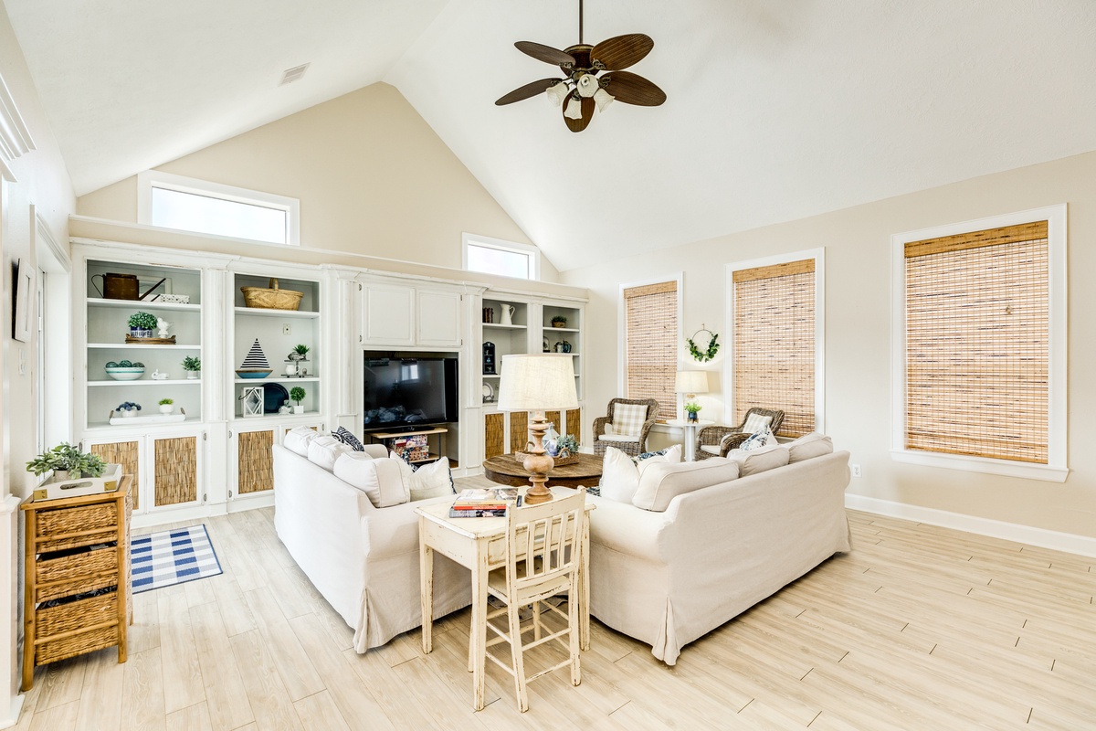 Bright and airy living room