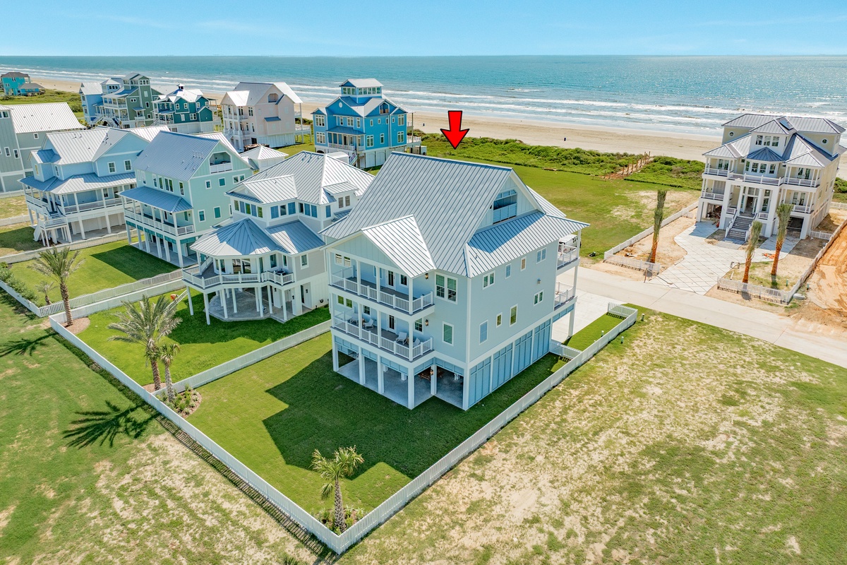 2nd row home located in the Beachside Village neighborhood