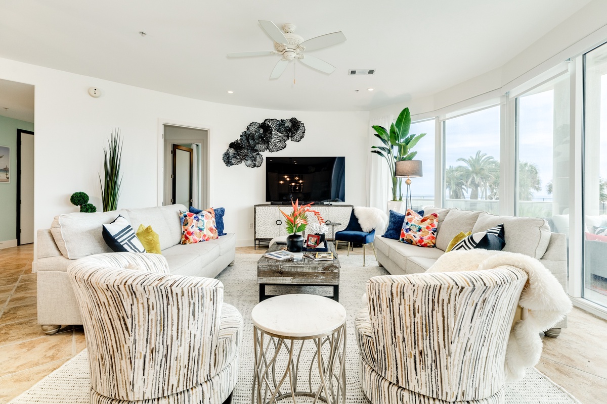 Enjoy movie or game nights with the whole group