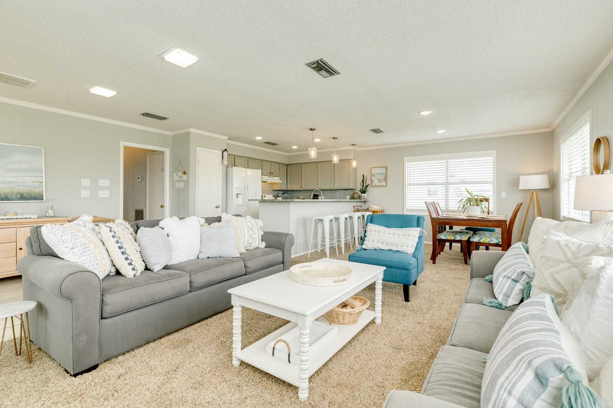 Abundant comfortable seating for the whole group