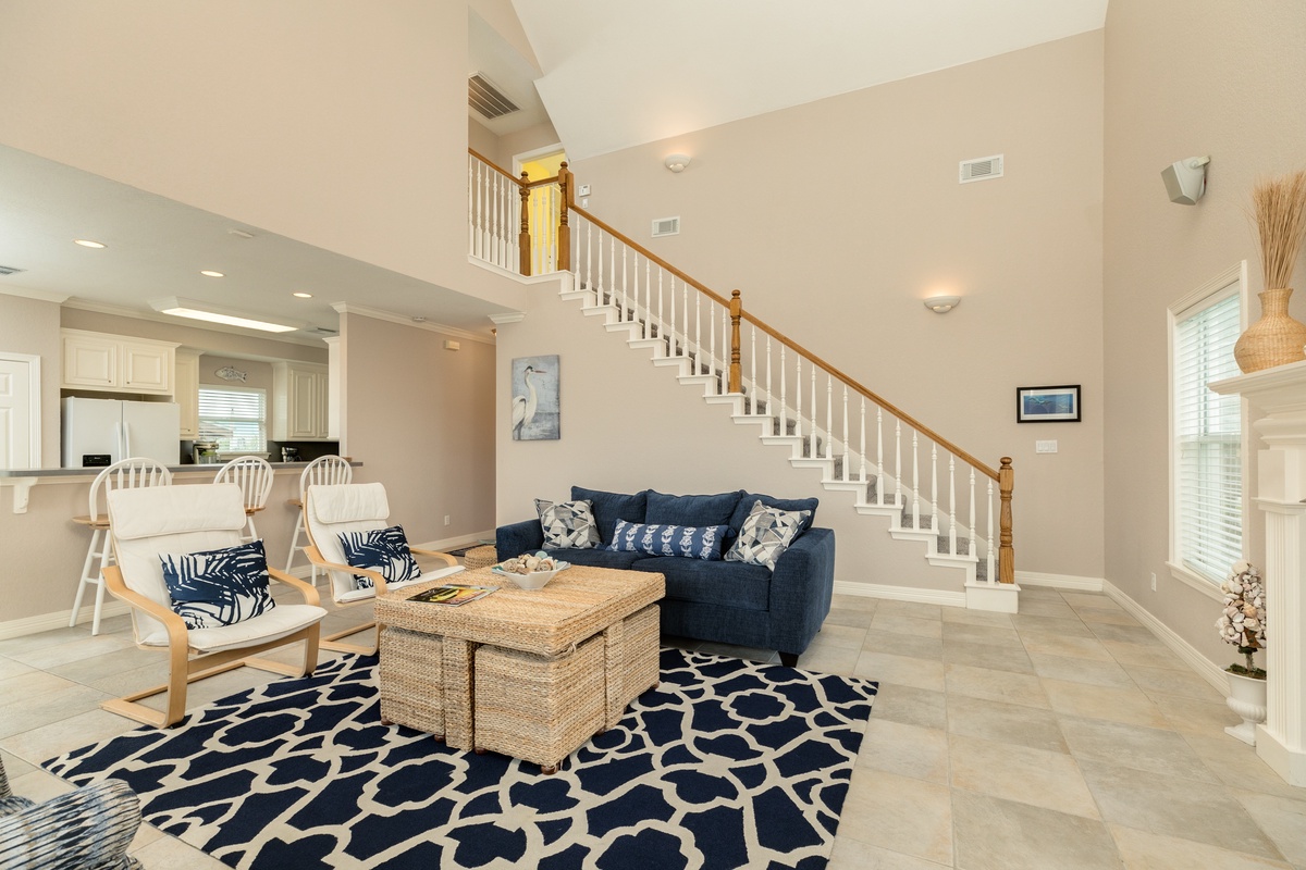 Open living area with comfortable seating