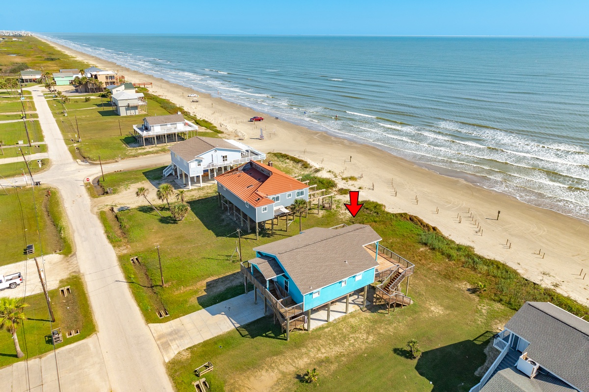 Just steps away from the beach