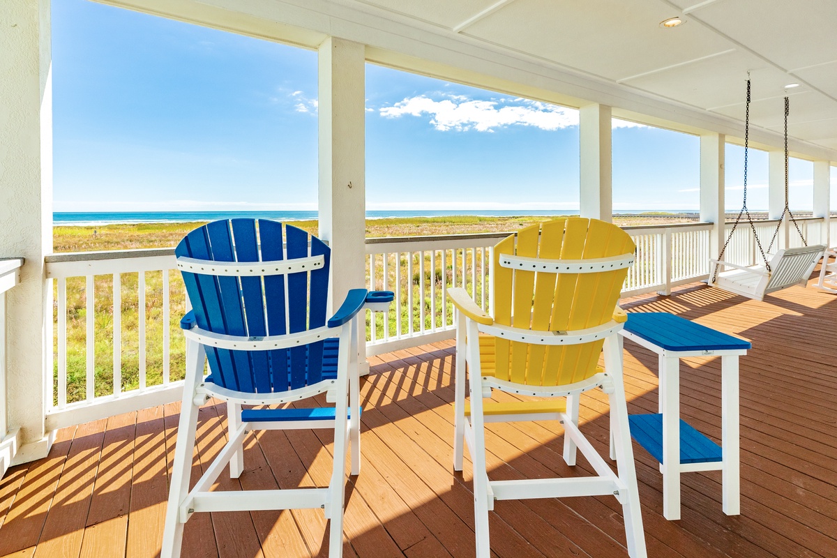 Sit back and enjoy the Gulf views