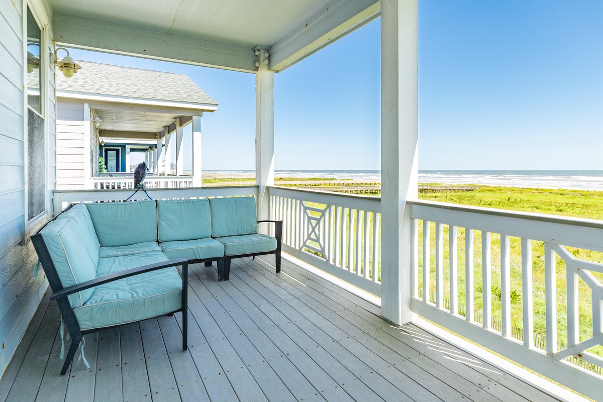 Beachfront Gulf views