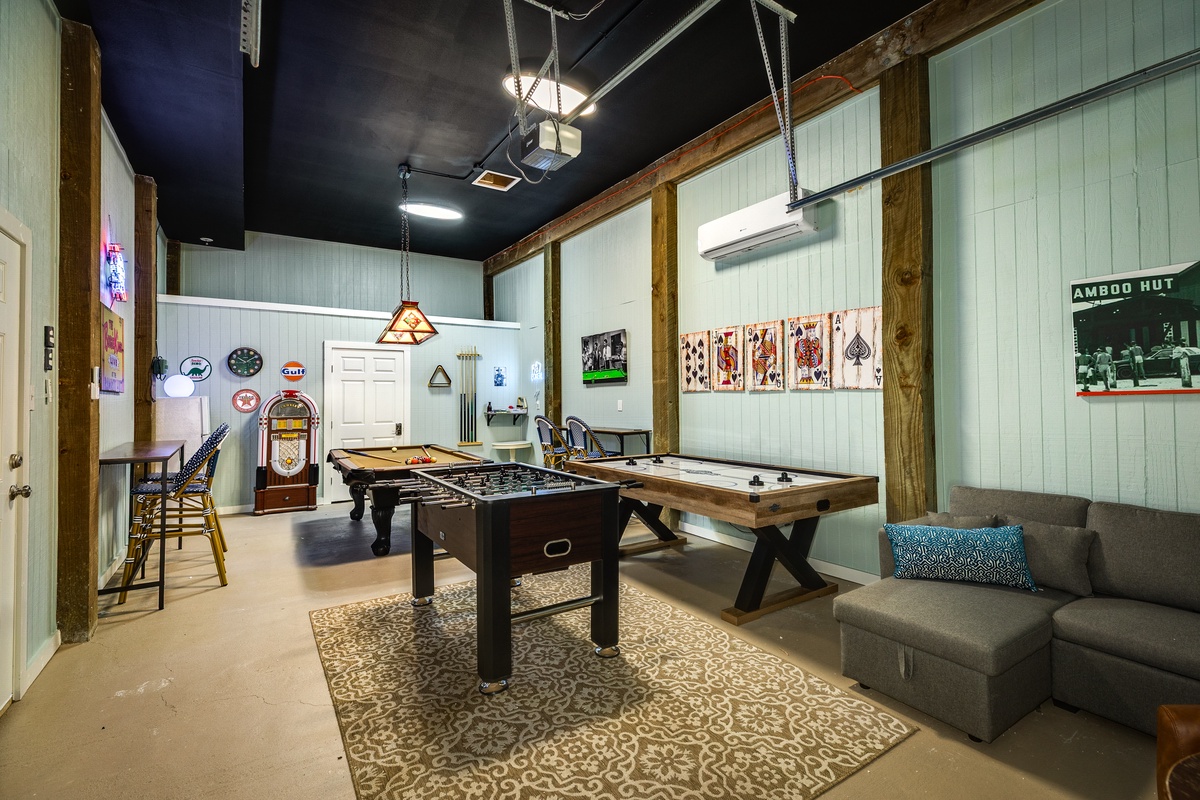 Great ground level game room