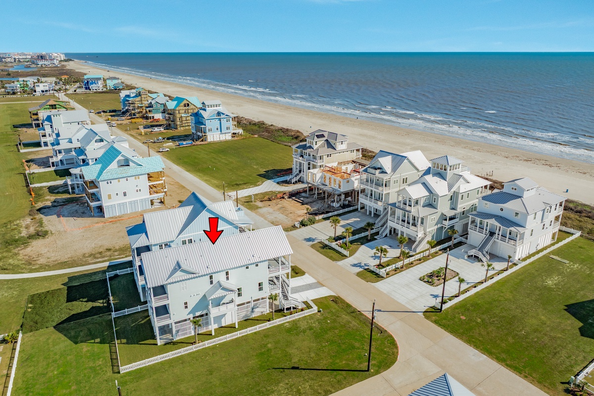 2nd row home located in the Beachside Village neighborhood