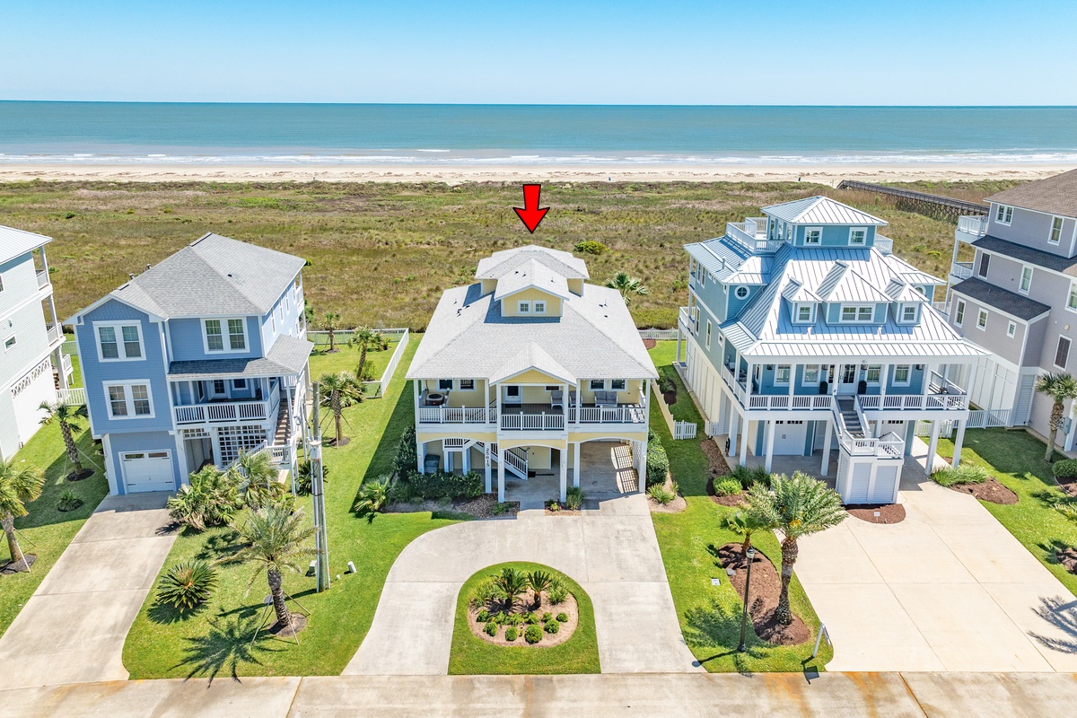 Beachfront home in the Pointe West neighborhood