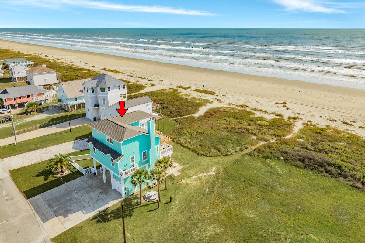 Pet friendly beachfront home in Terramar Beach