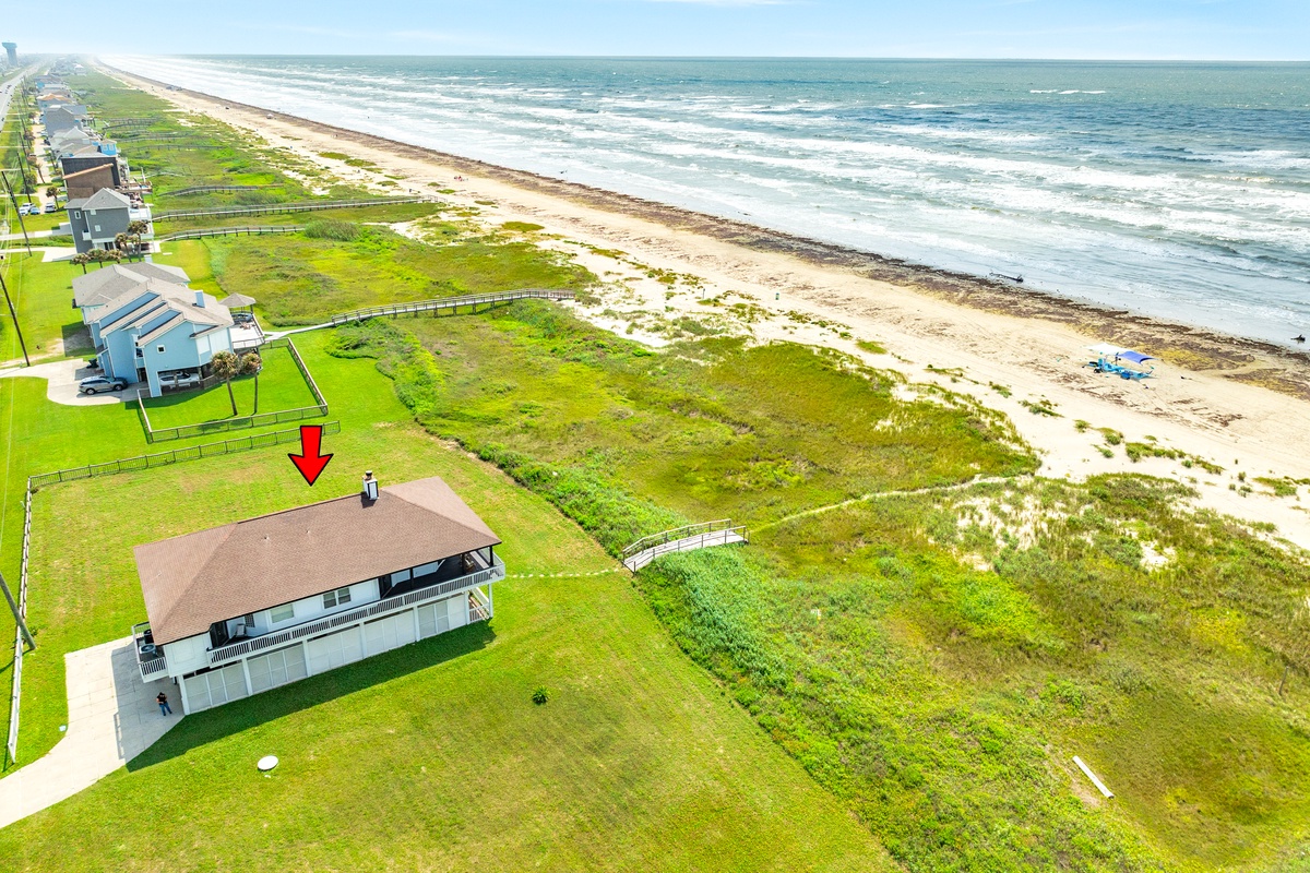 Beachfront home located in the Half Moon Bay neighborhood