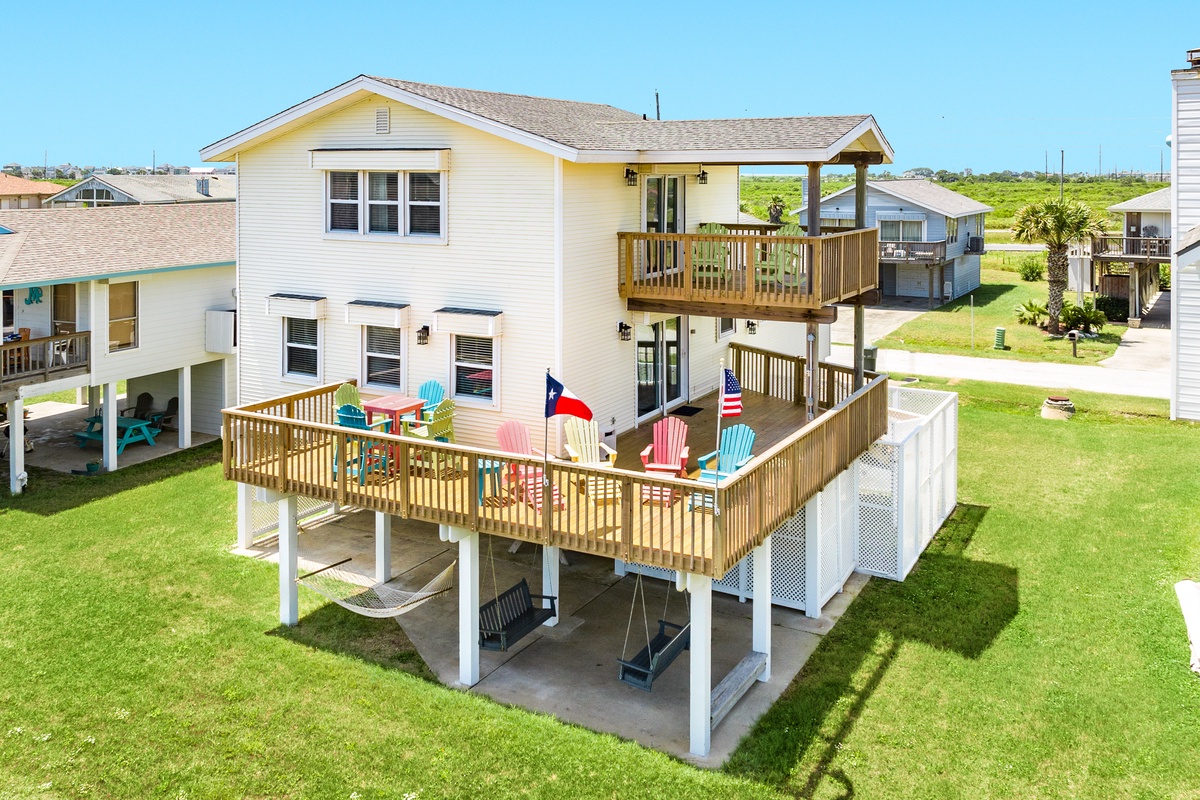 Gulf views from both decks