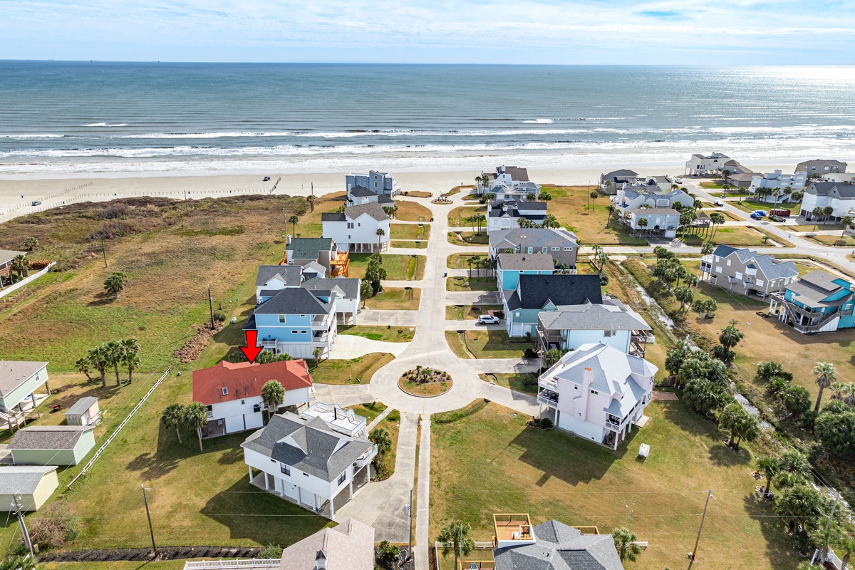 Aerial view of Stilted Pleasure
