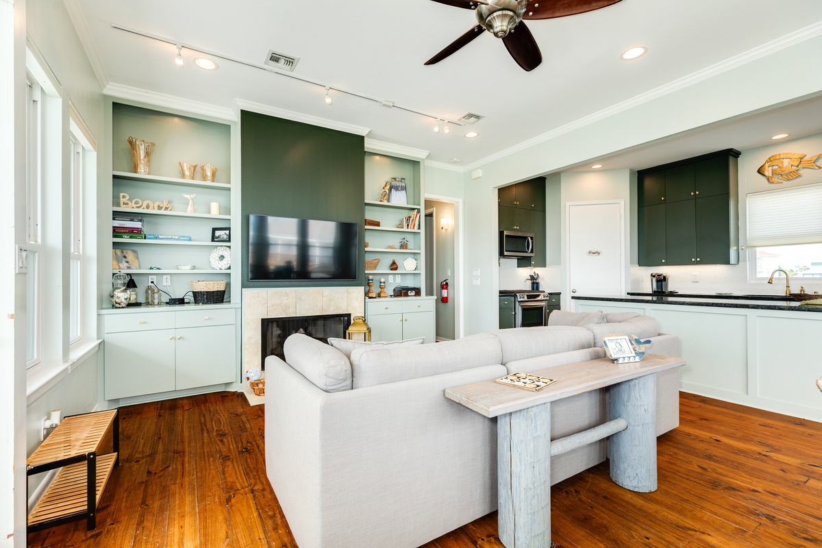 Cozy living area with all the comforts of home