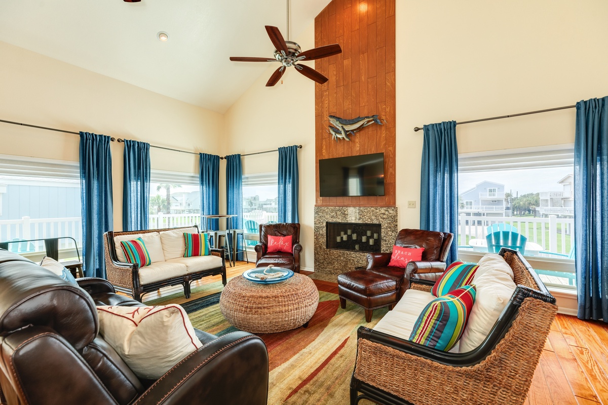 Enjoy family movie or game nights