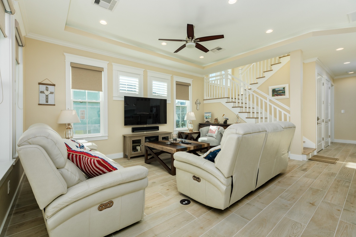 Abundant comfortable seating for the whole group