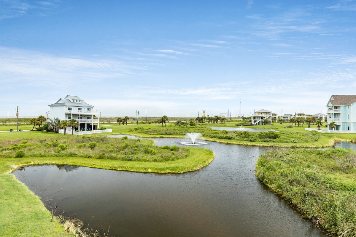 Peaceful views of the Pointe West neighborhood