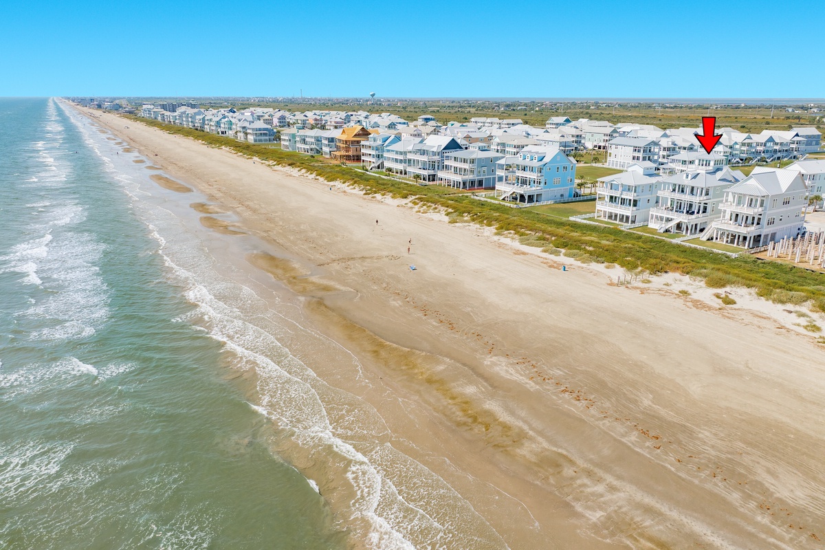 Luxurious beachfront home located in the Beachside Village neighborhood