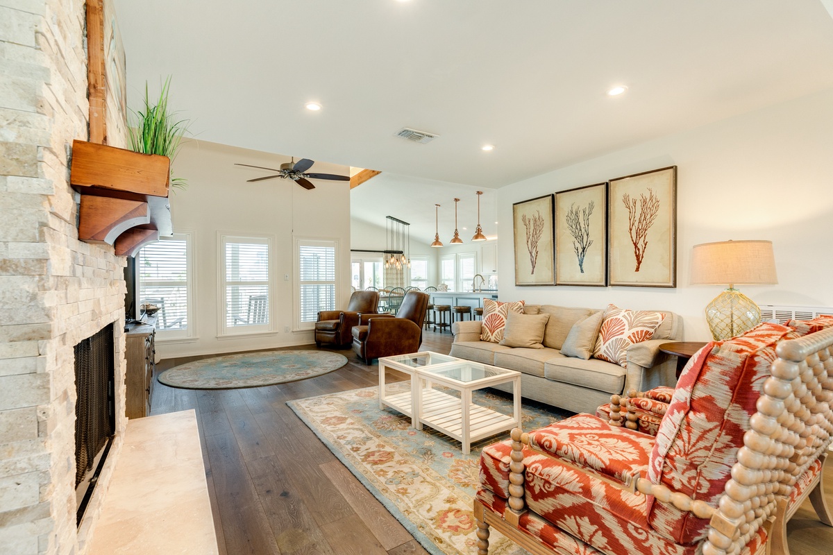 Spacious living area with plenty of natural light