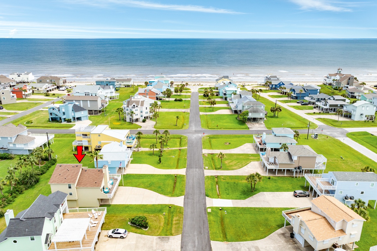 Beachside home located in Pirates Beach