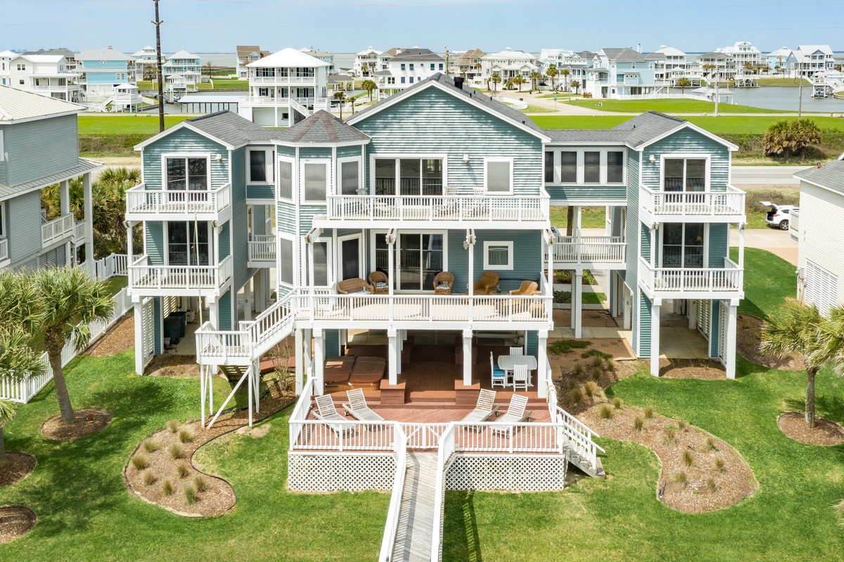 Each suite offers a deck with Gulf views