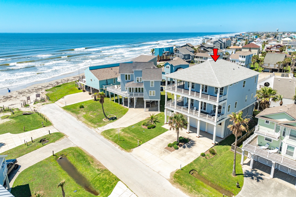 Just steps away from the surf and sand