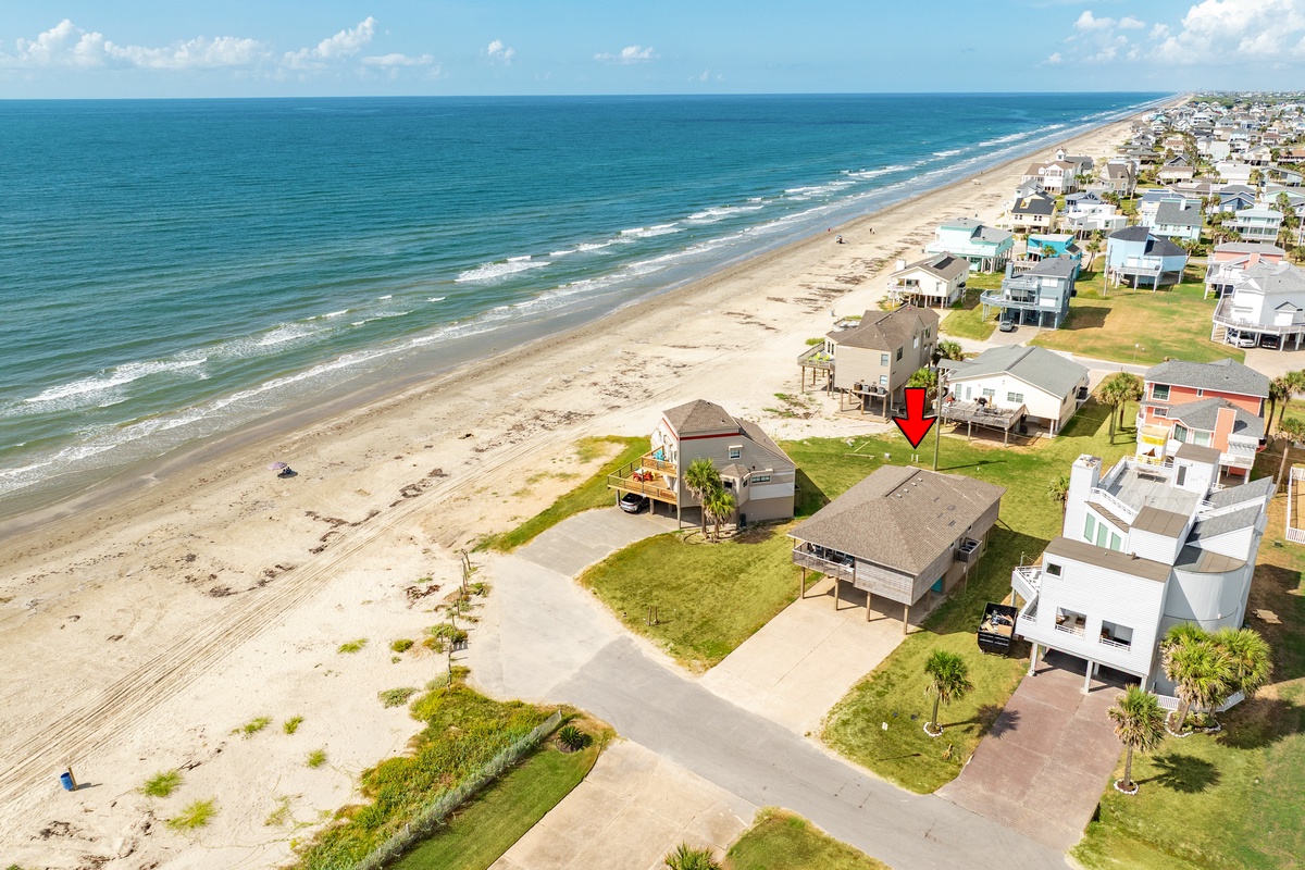 2nd row beachside home with great views