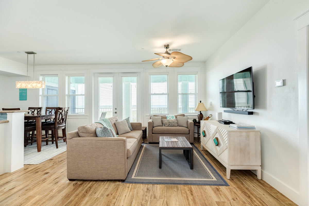 Cozy living area with comfortable seating