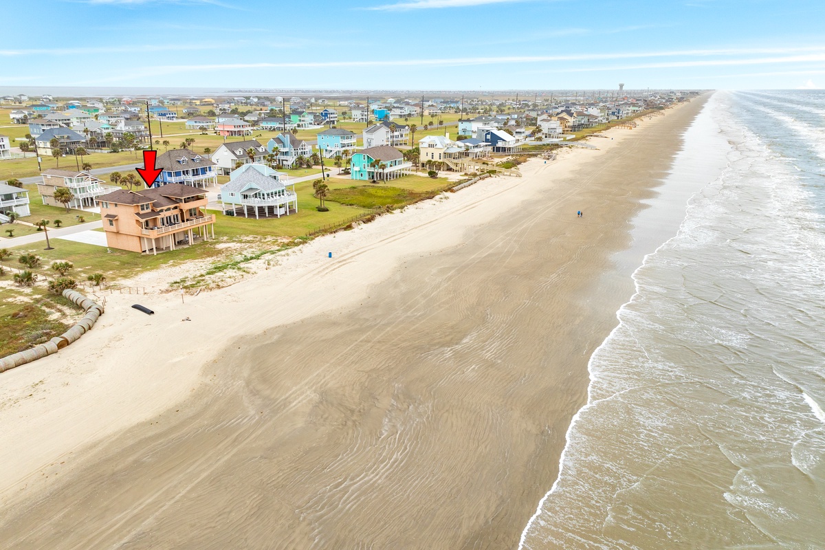 Beachfront home located in the Indian Beach neighborhood